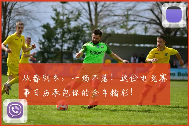从春到冬,一场不落!这份电竞赛事日历承包你的全年精彩!