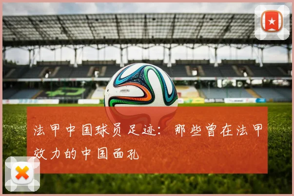 法甲中国球员足迹:那些曾在法甲效力的中国面孔